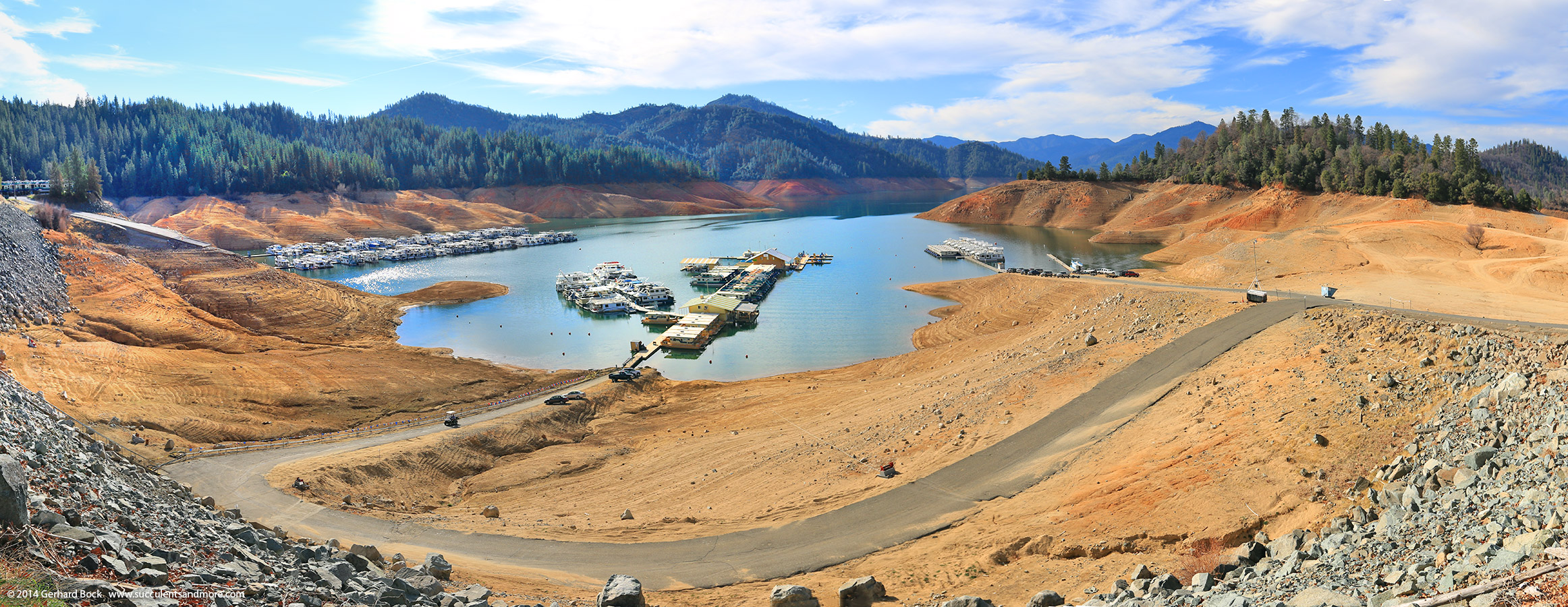 140119_ShastaLake_BridgeBay_pano4