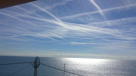 Ocean spraying